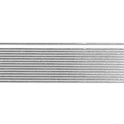 Abbildung von Knorr Prandell 218307071 Wachsstreifen 200 mm Ø 3 mm, Silber glänzend, Wachs