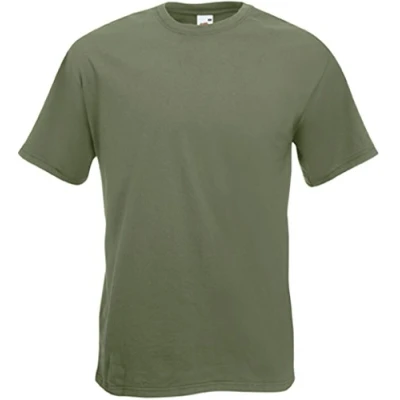 Abbildung von Fruit of the Loom Herren Super Premium Kurzarm T Shirt XXL Olivgrün