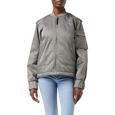 Abbildung von G STAR RAW Damen Padded Bomberjacke 2.0, Grau (granite D21019 C896 1468), S
