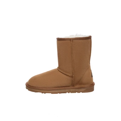 Abbildung von EVER AU Damen Parrot Kurze Klassische Stiefel Kastanie