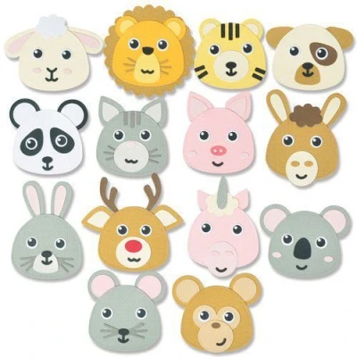Abbildung von Sizzix Thinlits Die Set 20PK Build an Animal 665817 Pete Hughes (01 22)