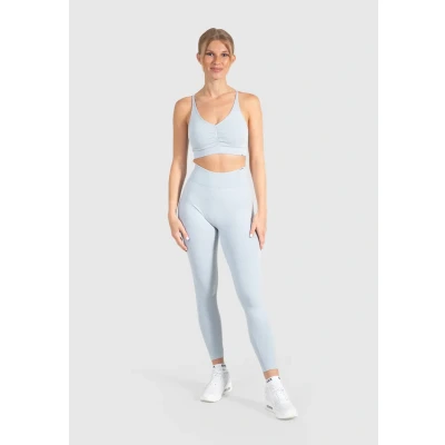 Abbildung von Smilodox Batik Scrunch Sportbh mit leichter Stützkraft, Damen, Größe: XS, Hellblau