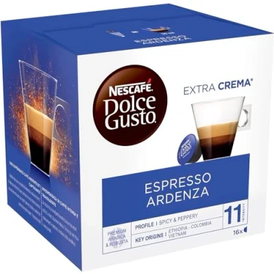 Abbildung von Nescafé Dolce Gusto Espresso Ristretto Ardenza, 3er Pack, Kräftig, Kaffee, Kaffeekapsel, 3 x 16 Kapseln (48 Portionen gesamt)