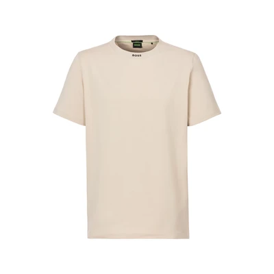 Abbildung von BOSS TEE Tshirt basic, Herren, Größe: Medium, Open beige
