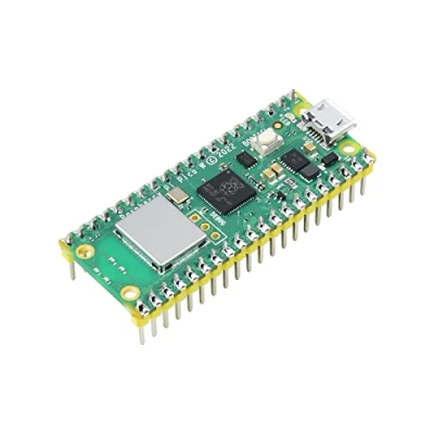 Abbildung von Waveshare Vorgelötet Raspberry Pi Pico W Board mit WiFi, Unterstützung 2.4GHz Wi Fi, Basierend auf RP2040 Mikrocontroller Chip, Dual Core Arm Prozessor