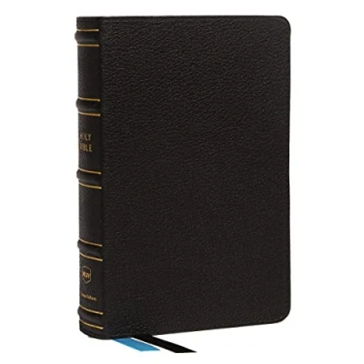 Abbildung von NKJV, Compact Bible, Maclaren Series, Genuine Leather, Black, Comfort Print: Holy New King James Version