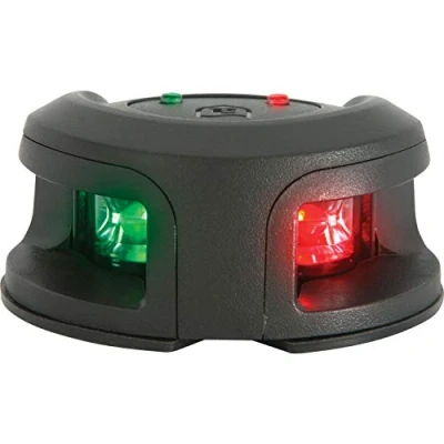 Abbildung von Attwood NV2002PB 7 LED Navigation zweifarbige Lichtbogenhalterung, Schwarz