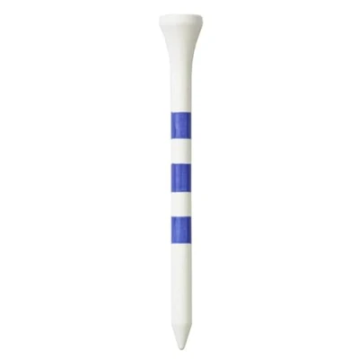 Abbildung von Longridge &#039;s True Hite Holz Golf Tees 83mm (20Pcs), Blau/Weiß,