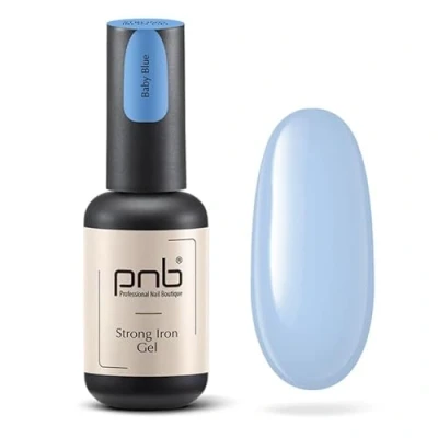 Abbildung von PNB Builder Base Gel, Coat/Builder Gel in a Bottle Quick Building UV LED Nail Extension Nagelverlängerung 8 ml (Bayb Blue)