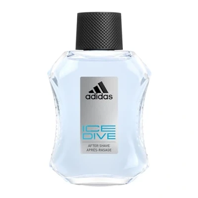 Abbildung von adidas Ice Dive After Shave, langanhaltender Duft mit belebender Zitrusnote und aromatischem Patschuli, 100 ml