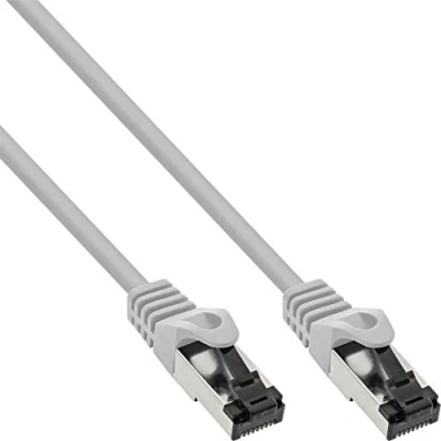Abbildung von InLine® Patchkabel, S/FTP (PiMf), Cat.8.1, 2000MHz, halogenfrei, Kupfer, grau, 2m