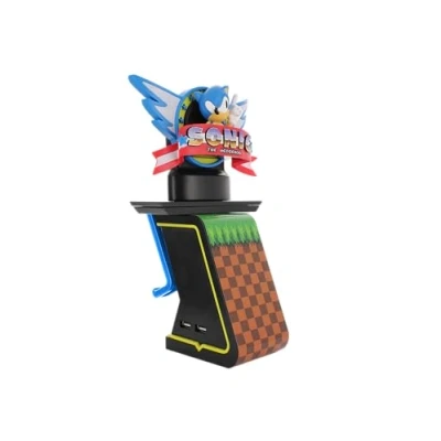 Abbildung von Cable Guys Sonic The Hedgehog Light Up Ikon Gaming Accessories Holder &amp; Phone for Most Controller (Xbox, Play Station, Nintendo Switch)