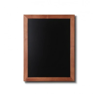 Abbildung von net xpress Gastrotafel Holz Teak, 50x60, Tafel Kreidetafel für Gastro Gastronomie Restaurant Bistro Cafe, flach Teak