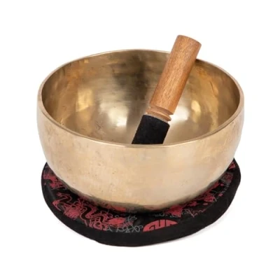 Abbildung von bodhi Beruhigungs und Entspannungsgerät Tibetische Klangschale „Singing Bowl“, ca. 1kg, Ø 19cm