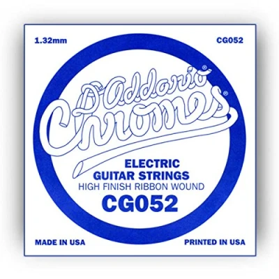 Abbildung von D&#039;Addario Flatwound Chromes Singles (.045 .052).052