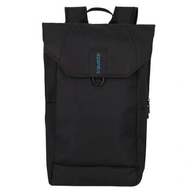 Abbildung von Travelite Handgepäck Rucksack, Laptop Rucksack 17,3 Zoll mit zusätzlichem Tabletfach, PATHWAY Fold, Tagesrucksack aus recyceltem Polyester Magnetverschluss, Aufsteckfunktion, 48 cm, 24 Liter