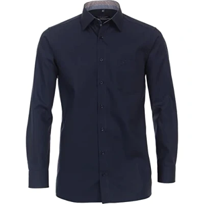 Abbildung von CASAMODA Comfort Fit Hemd Langarm Haifischkragen dunkelblau Gr. 39
