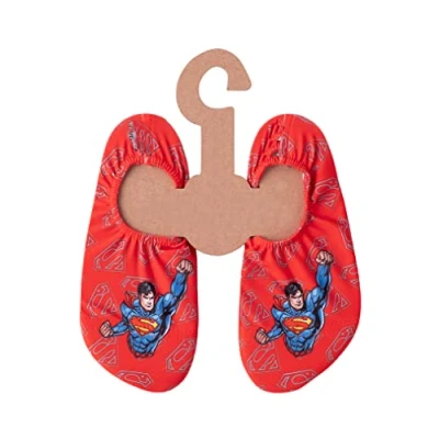 Abbildung von Slipstop Kinder Strandschuhe Anti Rutsch Ballett Schuhe Schwimmschuhe Urlaub Badeschuhe Yoga Pool für Jungs rot Clark, Größe 21 23