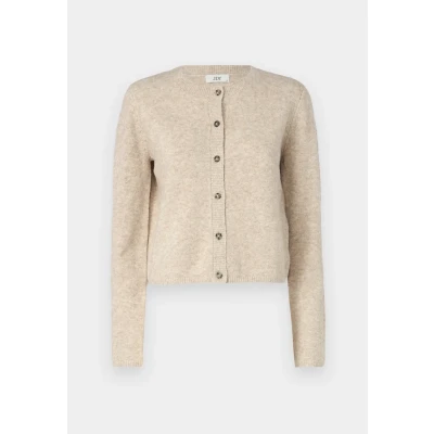 Abbildung von JdY Damen Feinstrickjacke JDYChloe Life leichte Damenjacke Cardigan Knopfleiste 15330581 Turtledove Melange XS