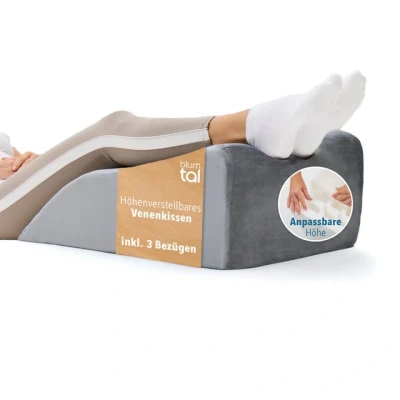 Abbildung von Blumtal Venenkissen Ergonomisches höhenverstellbares Venenkissen, Beinkissen gegen schwere Beine erhältlich in zwei Farben