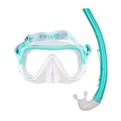Abbildung von Mares Aquazone Combo Keewee, bestehend aus Maske und Schnorchel für Erwachsene Unisex, Minze