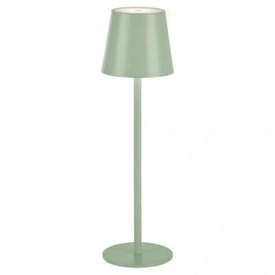 Abbildung von Just Light. LED Tischlampe H 23 cm Grün Eisen dimmbar