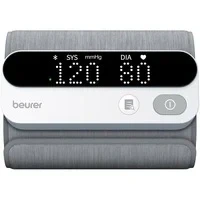 Abbildung von BM 59 Oberarm Blutdruckmessgerät, innovative Manschette ohne Schläuche und Kabel, LED Risikoindikator, Arrhythmie Erkennung, für Oberarmumfänge von 22 42 cm, Medizinprodukt, mit App Anbindung