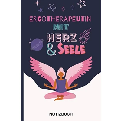 Abbildung von Ergotherapeutin mit Herz &amp; Seele: A5 Notizbuch als Geschenk für eine /punktiert Geschenke zum GeburtstagGeburtstagsgeschenk Kollegin