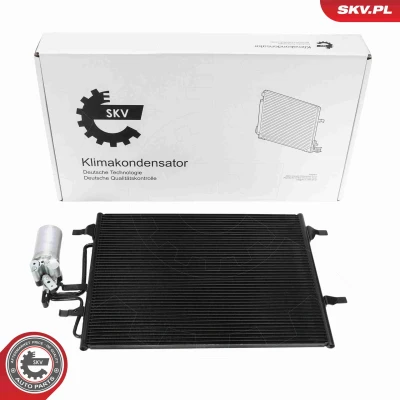 Abbildung von ESEN SKV 86SKV078 Klimakondensator mit Trockner Aluminium 622mm VOLVO: V60 I, XC60 V70 3