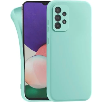 Abbildung von MyGadget Hülle für Samsung Galaxy A52 4G 5G A52s Schutzhülle TPU Case Slim Silikonhülle Back Cover Kratzfest Handyhülle Mint