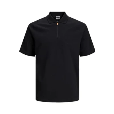 Abbildung von JACK&amp;JONES Herren JCOFUSION Polo SS Poloshirt, Black, XL