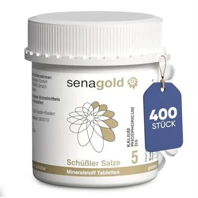 Abbildung von Schuessler Salz Nr. 5 Tabletten Kalium phosphoricum D6 glutenfrei (400 Stück (1er Pack))