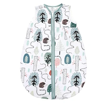 Abbildung von TupTam Baby Sommer Schlafsack 0.5 TOG aus OEKO TEX zertifizierten Materialien, Farbe: Igel Mint, Größe: 62 74