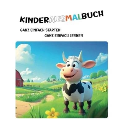 Abbildung von Tierwelt zum Ausmalen: Ein kreatives Malbuch für Kinder: Liebevoll gestaltete Tiermotive kleine Künstler ab 4 Jahren