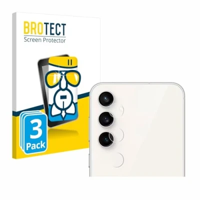 Abbildung von BROTECT Schutzglas für Samsung Galaxy S23 FE (NUR Kameraschutz) (3 Stück) Schutzfolie Panzer Folie Glas [Extrem Kratzfest 9H, Anti Fingerprint,