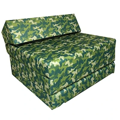 Abbildung von Klappmatratze Gästematratze mit Kopfteil Größe 200x70x10cm, FORTISLINE