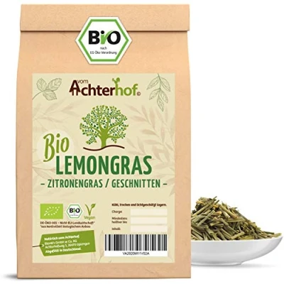 Abbildung von Zitronengras Bio 250g getrocknet und geschnitten ideal zur Verwendung in der Zubereitung von Tee naturrein Qualität vom Achterhof
