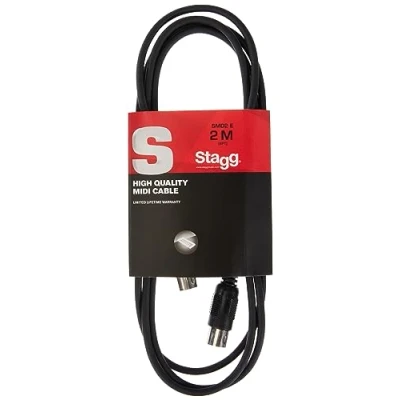 Abbildung von Stagg SMD2 E MIDI Kabel (2m, DIN Stecker auf Stecker)