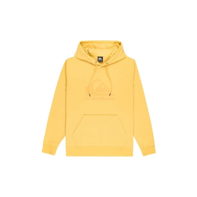 Abbildung von Quiksilver Fleecepullover COMP Logo Hoodie, Herren, Gelb, XXL