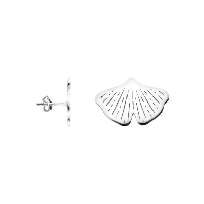 Abbildung von Sofia Milani Ginkgo LEAF Ohrringe, Damen, Größe: One Size, Silver