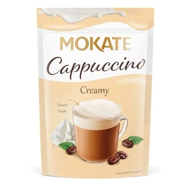 Abbildung von MOKATE® Cappuccino Chocolate 110g Geschmack: Sahne Instantkaffee Kaffeegetränk Samtig und Aromatisch Cremiger Getränk Kaffee Getränkepulver aus löslichem Bohnenkaffee