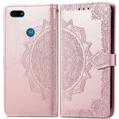 Abbildung von BIIULHCI Hülle für Motorola Moto E6 Play,Klappbar Leder Tasche Case Cover,Handyhülle Play Kartenfach Standfunktion Schutzhülle Klapphülle Lederhülle