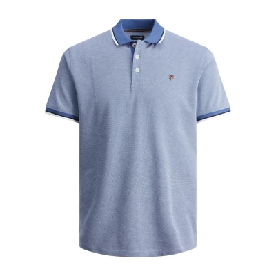 Abbildung von Jack &amp; Jones Premium Jprbluwin SS STS Poloshirt, Herren, Größe: Large, Bright cobalt/white