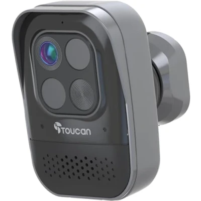 Abbildung von TOUCAN Überwachungskamera Aussen Pro kabellose berwachungskamera, 1080p HD Outdoor Kamera Radar Bewegungsmelder mit individuell einstellbaren Zonen, Nachtsichtfunktion &amp; Gegensprechanlage