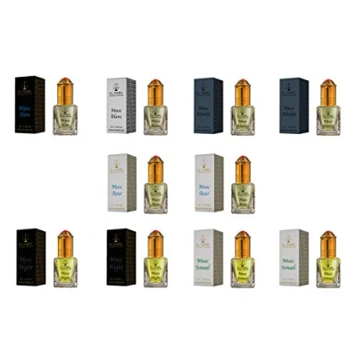 Abbildung von Moschus Männer Duftset 10x 5ml Parfum (FEIN &amp; MASKULIN) El Nabil Misk Musk Parfüm Öl für Herren