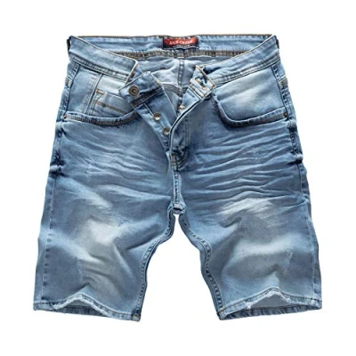 Abbildung von Rock Creek Jeansshorts Herren Shorts Denim Blau RC 2121