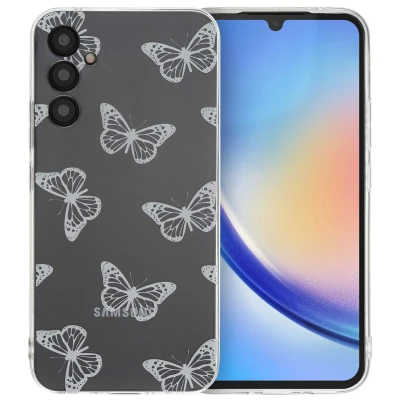 Abbildung von Samsung Galaxy A34 (5G) Hülle Silikon iMoshion Soft Case/Backcover Handyhülle Bunt