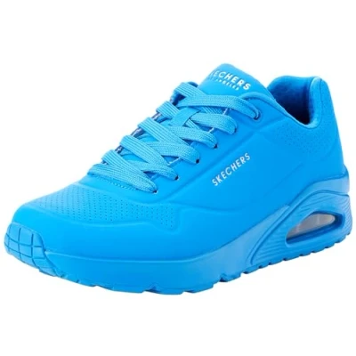 Abbildung von Skechers Herren UNO Stand ON AIR Sneaker, Blue Durabuck/Mesh, 40 EU