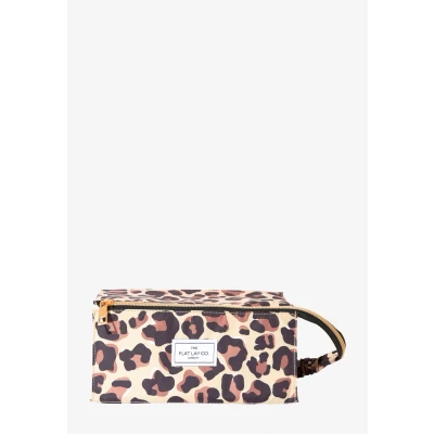 Abbildung von THE FLAT LAY CO. Makeup BOX BAG Makeupaccessoires, Größe: One Size, Leopard print