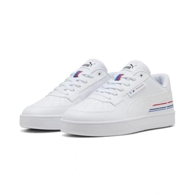 Abbildung von Puma BMW M Motorsport Caven 2.0 Sneakers Unisex Schuhe Mit Plain White/Pro Blue Größe: 48
